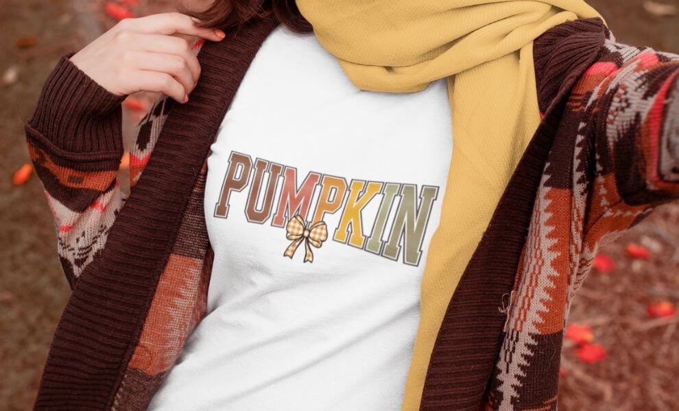 Design on a t-shirt mockup